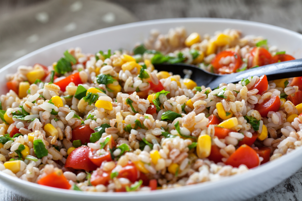 a vegetable salad