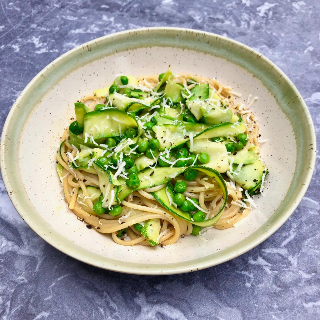 Pea & Courgette Carbonara